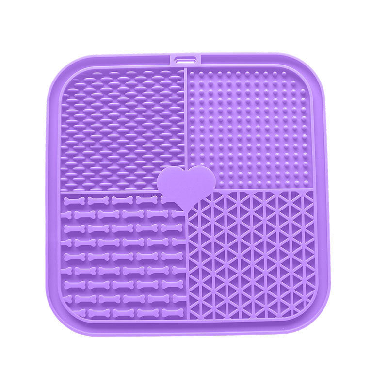 Pet Square Licking Plate